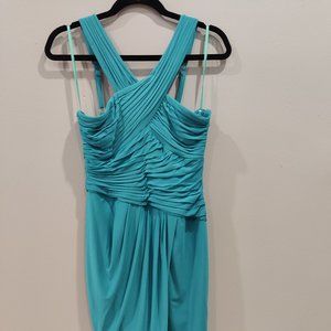 BCBGMAXAZRIA Teal BodyCon Dress Size M